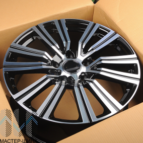 RGW Wheels LXH027 9.0x22/5x150 D110.1 ET45 Gloss Black Machine Face