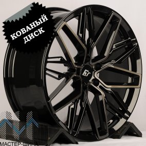 KoKo Kuture 048 9.0x20/5x112 D66.6 ET30 Gloss Black Brush With Dark Tint