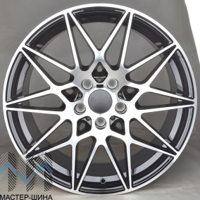 Zumbo Wheels F7760 9.5x19/5x120 D72.6 ET38 BLACK MACHINE FACE