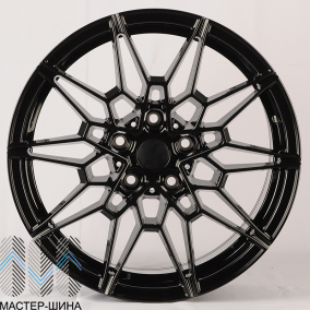 Powcan Y1027 8.0x18/5x112 D66.6 ET27 Gloss Black (��������)