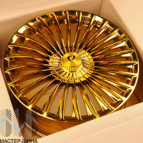 Powcan 3S198 8.5x20/5x112 D66.6 ET38 Gold Chrome
