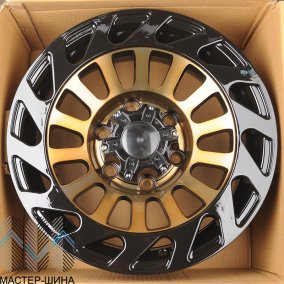 Makstton N40-007 8.0x16/6x139.7 D106.1 ET0 Black BottomBronze Machine Face