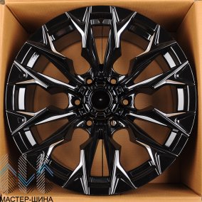 Anzoo JT227-8 9.0x18/6x139.7 D110.1 ET0 Gloss Black+Milling