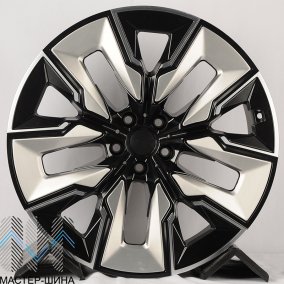 HMD 1325 10.5x21/5x112 D66.6 ET44 Matt Black Polish With Insert (������)