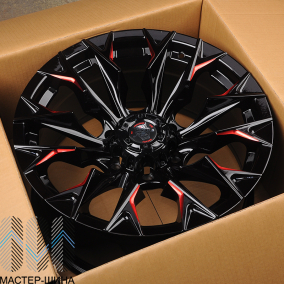 Zumbo Wheels F8530 9.0x18/6x139.7 D110.1 ET0 Gloss Black + Milling Window