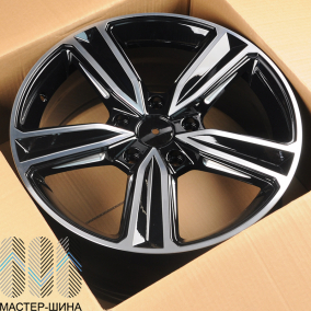 iWheel VW188 8.0x18/5x120 D65.1 ET42 Gloss Black Machined Face+Milling Window 