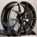 Powcan BK5601 8.0x19/5x112 D66.6 ET27 BKF black clear (MB-B) (��������)