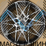 Zumbo Wheels F7760 9.5x19/5x120 D72.6 ET38 BLACK MACHINE FACE