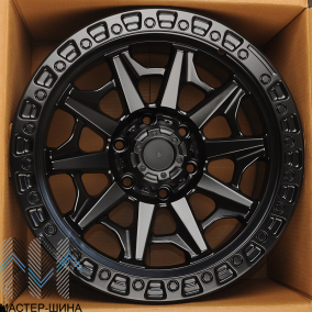 Zumbo Wheels F8527 9.0x18/6x139.7 D110.1 ET0 Matt Black