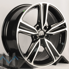 iWheel VW188 7.5x17/5x120 D65.1 ET42 Gloss Black Machined Face+Milling Window 
