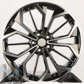KoKo Kuture 5608 8.0x19/5x108 D63.4 ET45 BLACK POLISH