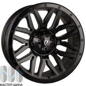 Powcan BK5369 9.0x20/6x135 D106.1 ET15 Black Matt