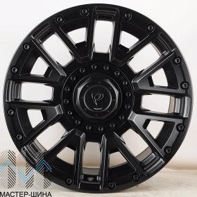 Powcan BK5821 9.0x18/5x127 D77.8 ET0 Black Matt