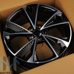 Koko Kuture D5456 9.0x20/5x112 D66.5 ET30 Black Machine Face