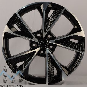 Koko Kuture D5456 9.0x20/5x112 D66.5 ET30 Black Machine Face