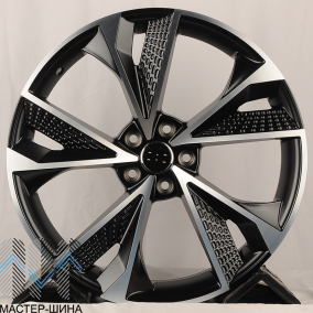 Koko Kuture D5456 8.0x18/5x112 D66.5 ET40 Matt Black Polish(MSDB)