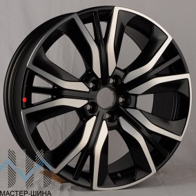 Anzoo 16066 8.0x20/5x114.3 D66.4 ET45 Black Machine Face
