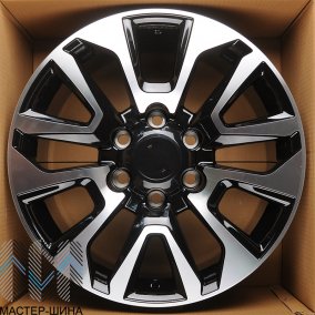 Anzoo H887D 8.5x20/6x139.7 D106.1 ET25 Black Machined Face