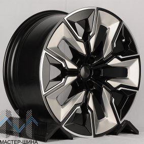 HMD 1325 10.5x21/5x112 D66.6 ET44 Matt Black Polish With Insert (������)