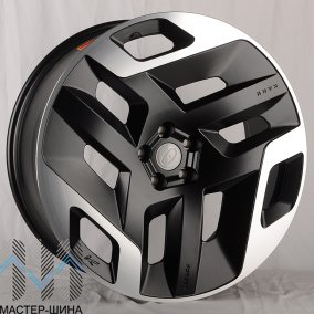 KoKo Kuture 0371 10.0x23/5x120 D72.6 ET43 Satin Black Machined Face
