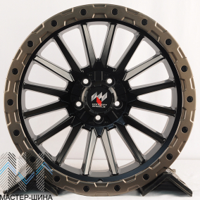 Zumbo Wheels A0294 10.0x20/5x114.3 D78.3 ET-24 Matte Black With Bronz Lip