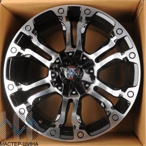 Anzoo JT133-8 9.0x18/6x139.7 D110.1 ET0 Black Machine Face