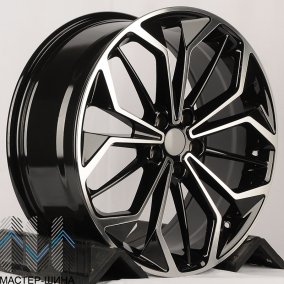 KoKo Kuture 5608 8.0x19/5x108 D63.4 ET45 BLACK POLISH