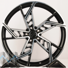 Koko Kuture D5611 9.0x20/5x112 D66.6 ET30 Black Machine Face