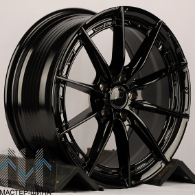 KoKo Kuture FF586 8.0x18/5x112 D66.45 ET38 Full Gloss Black