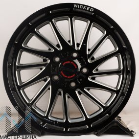 iWheel FA648 10.0x20/5x139.7 D87.1 ET-19 Gloss Black Milled