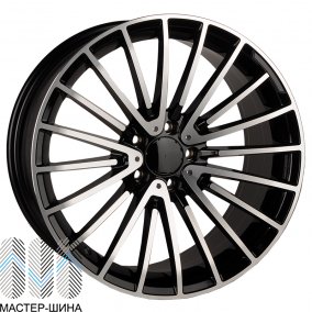 KoKo Kuture 0235 9.5x20/5x112 D66.56 ET44 PIANO BLK MACHINED FACE