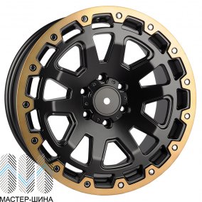 Zumbo Wheels F8351 9.0x20/6x139.7 D106.1 ET30 Matt black with lip polish with bronze tinit