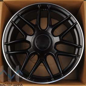 KoKo Kuture K7040 10.0x22/5x130 D84.1 ET36 Black matt with lip polish