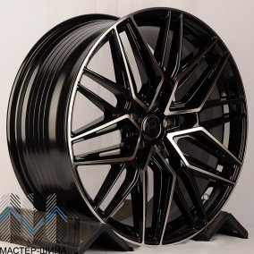 KoKo Kuture FF581 8.5x20/5x112 D66.45 ET35 Gloss Black + Maching Face