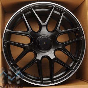 Anzoo AO9933D 9.5x19/5x112 D66.45 ET43 Matte Black Machine Lip