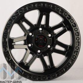 Anzoo FBX053-7 9.0x17/6x139.7 D110.1 ET0 Matt Black