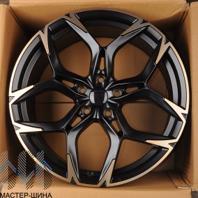 Koko Kuture 544 8.5x19/5x112 D57.1 ET38 Satin Black+Machined Spoke+Bronze Coating