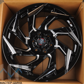 Zumbo Wheels F8528 9.0x20/6x139.7 D110.1 ET0 Gloss Black + Milling Window