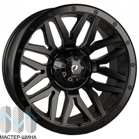 Powcan Y5369 8.0x17/5x127 D77.8 ET15 Black Matt