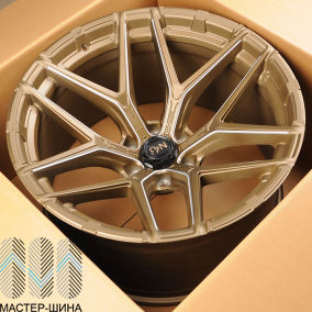 Makstton N40-FF-FK07RK 12.0x22/6x139.7 D100.1 ET-50 Matte bronze+milling windows