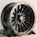 Zumbo Wheels A0294 10.0x20/10x114.3x127 D78.3 ET-24 Matte Black With Bronz Lip