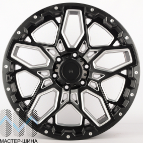 Zumbo Wheels F8531 9.5x20/6x139.7 D106.1 ET12 Black Matt Milled