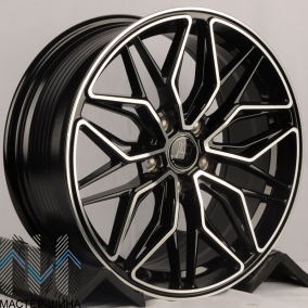 KoKo Kuture FF585 7.5x17/5x112 D66.45 ET38 Gloss Black+Maching Face