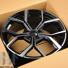 KoKo Kuture 5563 8.0x19/5x112 D57.1 ET45 Black Polished Clear Lacquer