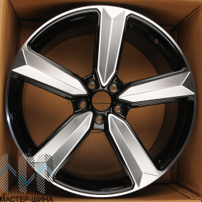 KoKo Kuture SL534 9.0x20/5x112 D66.45 ET35 gloss black  face+milling window