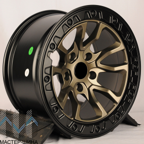 KoKo Kuture 5601 9.0x17/5x127 D71.5 ET-10 Matt Bronze With Black Lip