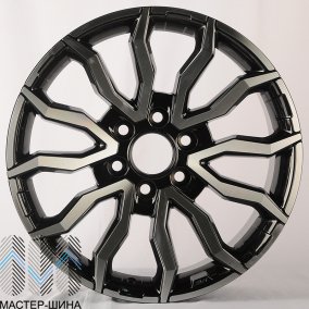 Anzoo AO9966D 8.5x20/6x139.7 D106.1 ET25 Black Machine Face