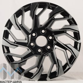 Anzoo H964D 8.0x18/6x139.7 D106.1 ET25 Black Machined Face