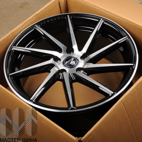 Makstton MST 622-2 right 7.5x17/5x105 D73.1 ET38 Black Machine Face
