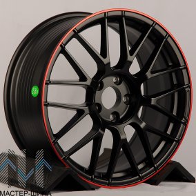 KoKo Kuture FF519 7.5x17/5x112 D66.45 ET35 Matte Red Black Lip